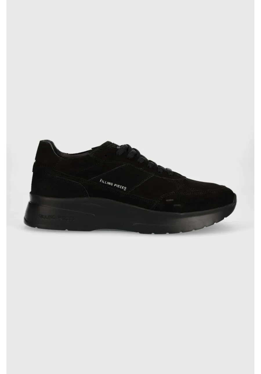 obrazek 1 Filling Pieces sneakersy zamszowe Jet Runner kolor czarny 17127361847