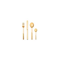 Zdjęcie Designerska włoska łyżeczka do espresso Stile Oro - komplet 6 szt.