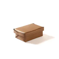 Picture Rectangular Italian leather box