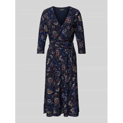 Zdjęcie LAUREN RALPH LAUREN Sukienka codzienna 250957701001 Granatowy Slim Fit