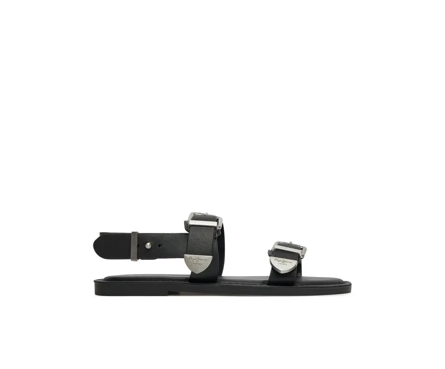 obrazek 1 Pepe Jeans Sandały PLS90699 Czarny