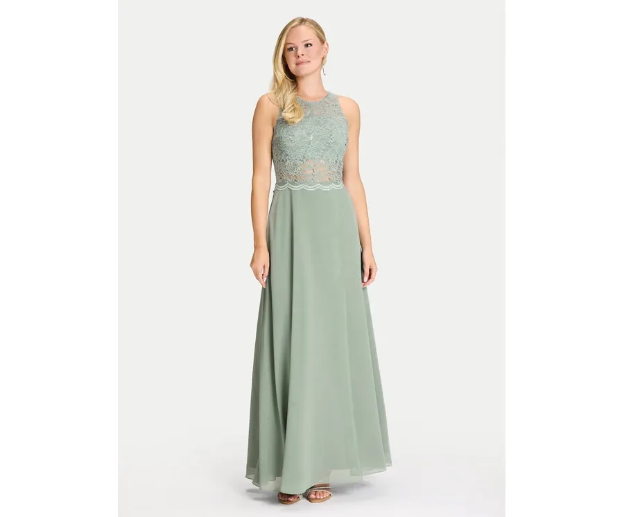 obrazek 1 Swing Sukienka wieczorowa 5AI01400 Zielony Regular Fit