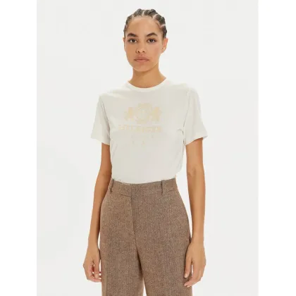 Zdjęcie Tommy Hilfiger T-Shirt Varsity WW0WW42899 Biały Regular Fit