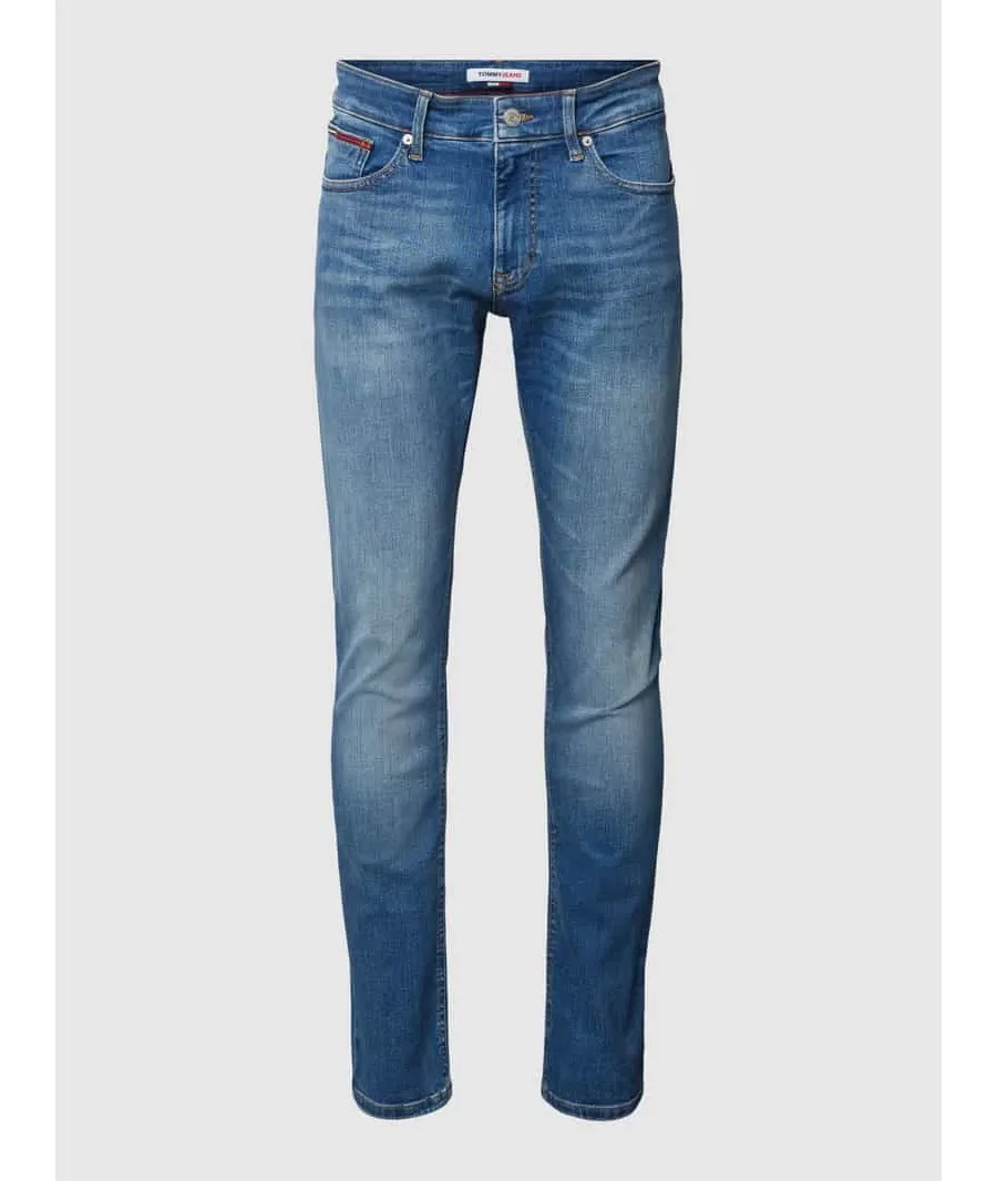 obrazek 1 Jeansy o kroju slim fit z 5 kieszeniami model ‘SCANTON’