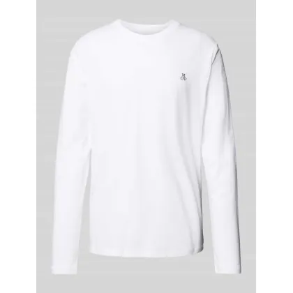 Zdjęcie Bluzka z długim rękawem z bawełny z nadrukiem z logo