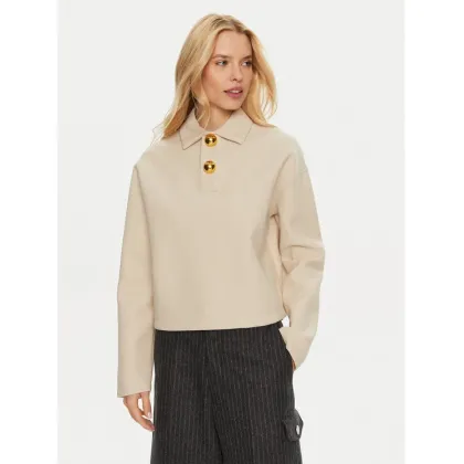 Zdjęcie AMI PARIS Sweter FPL318.750 Beżowy Regular Fit