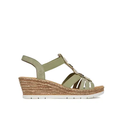 Zdjęcie Rieker Sandały 619B2-52 Zielony
