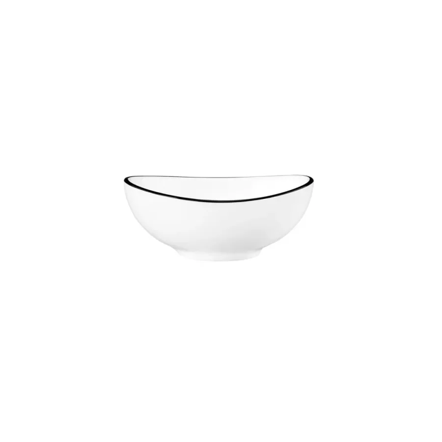 obrazek 1 Wyjątkowa porcelanowa owalna mała miseczka 9 cm - Seltmann Weiden