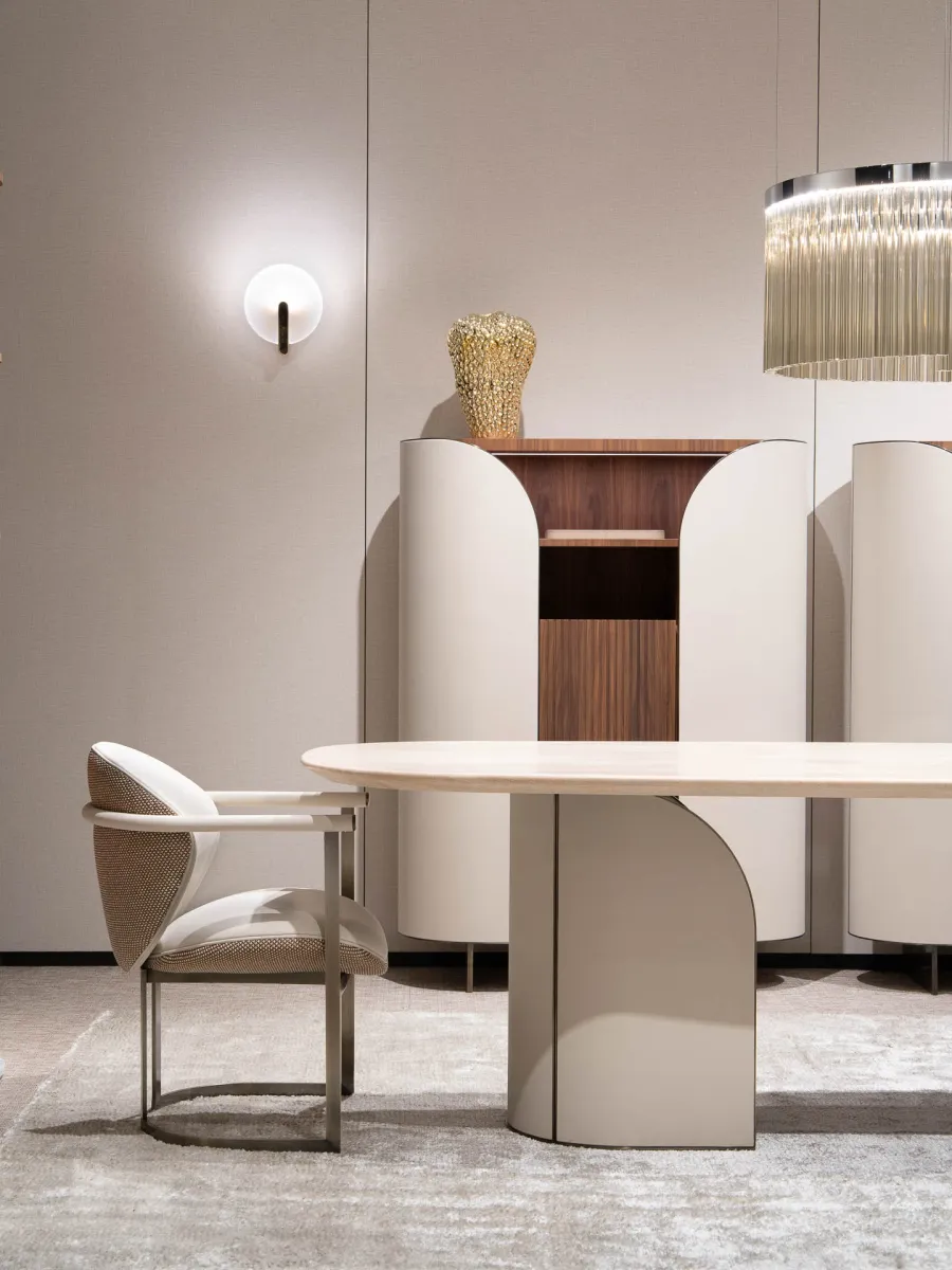 obrazek 25 Eleganckie włoskie krzesło w stylu modernistycznym - do jadalni