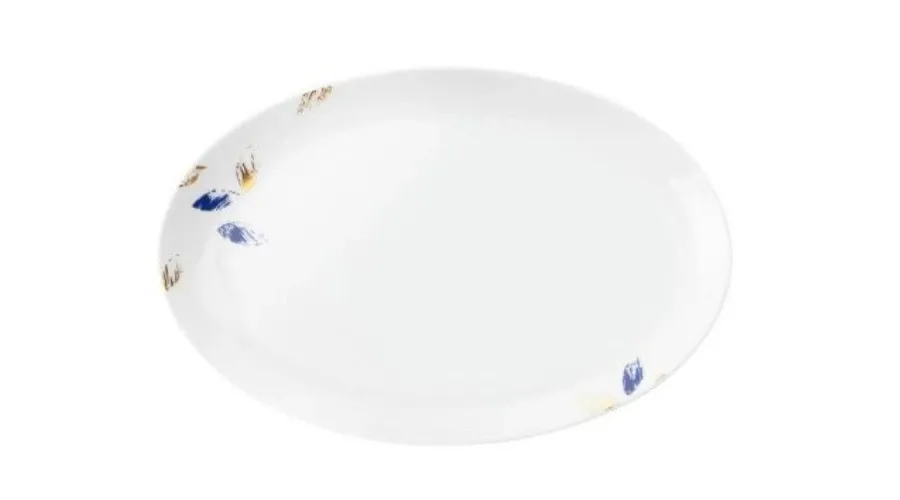 obrazek 1 Biały owalny porcelanowy półmisek z nowoczesnym zdobieniem – Tettau