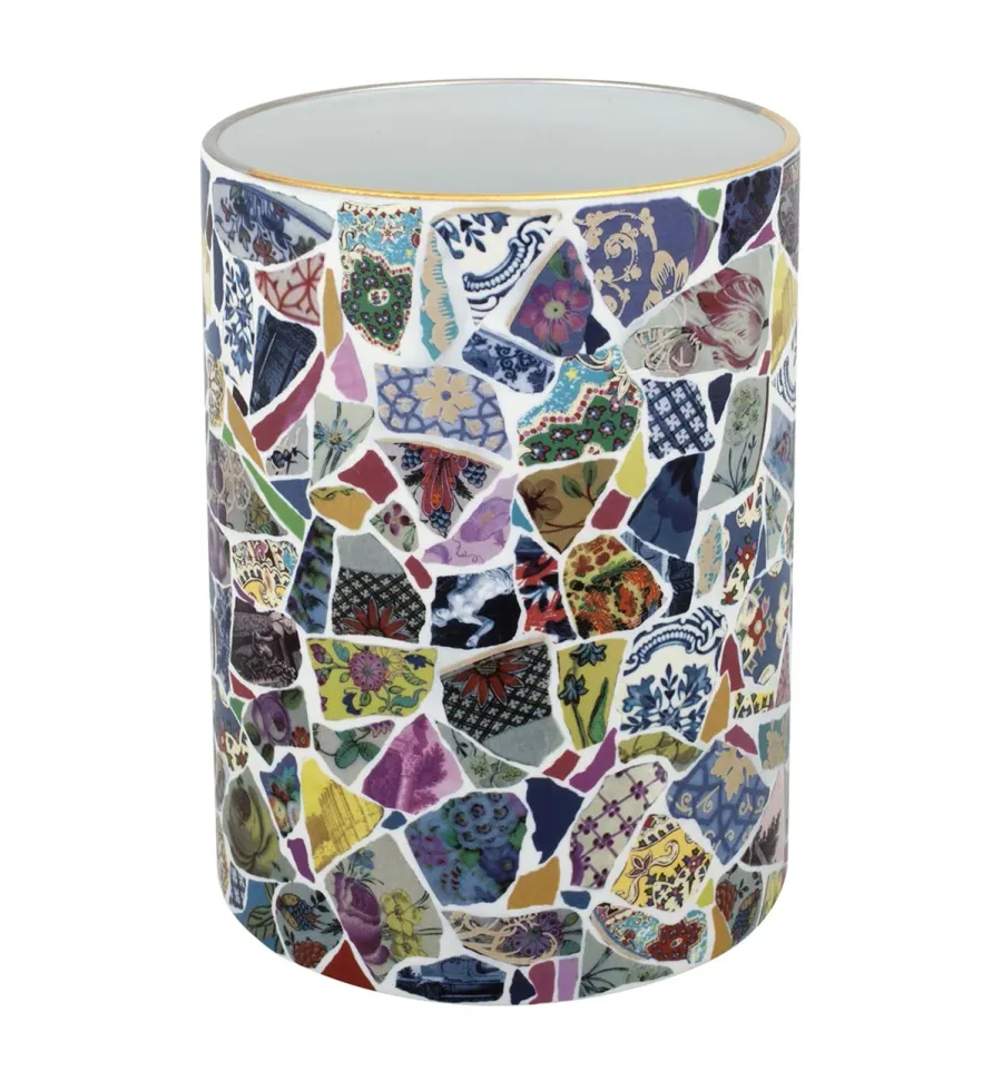 obrazek 1 Porcelanowy wazon Picassiette z mozaiką w stylu Gaudiego - Vista Alegre