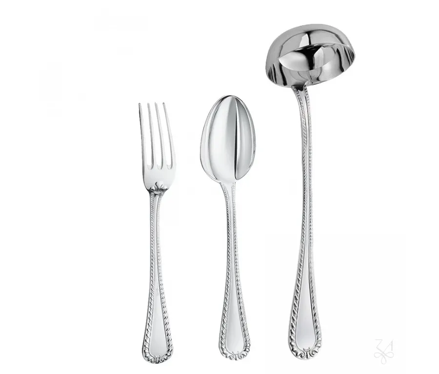 obrazek 2 Duży elegancki 126-elementowy komplet sztućców w skrzynce - Zaramella Argenti