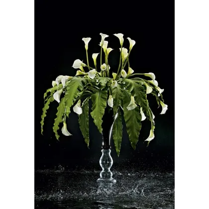 Picture Large vase for the hall with artificial callas - Luxury Products