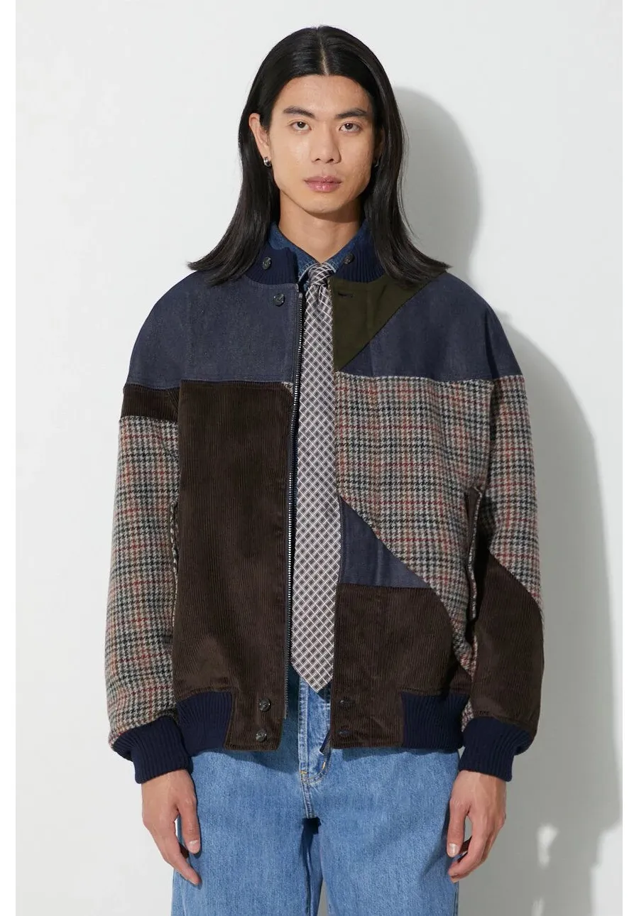 obrazek 1 Baracuta kurtka z domieszką wełny Cotton PU Derby przejściowa BRCPS0986