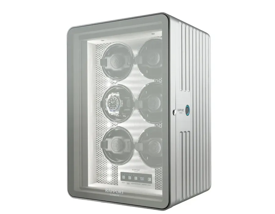 obrazek 7 Srebrny rotomat do 6 zegarków