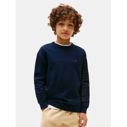 Zdjęcie Tommy Hilfiger Bluzka Graphic KB0KB09845 Granatowy Regular Fit