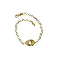 Picture Beautiful gold chain bracelet