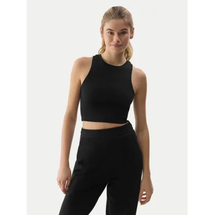 Zdjęcie 4F Top 4FWSS24TSLEF066 Czarny Slim Fit