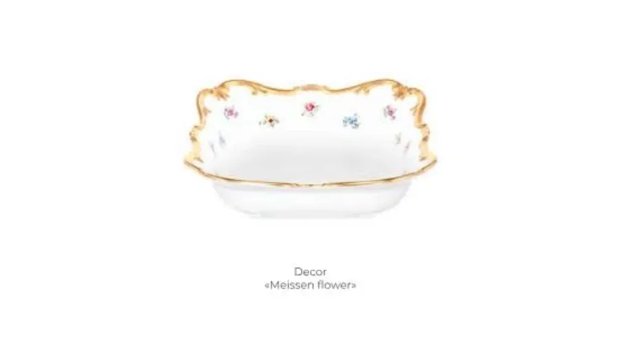obrazek 1 Duża zdobiona misa z porcelany