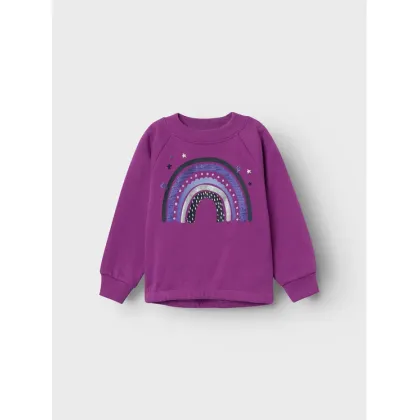 Zdjęcie NAME IT Bluza 13219948 Fioletowy Regular Fit