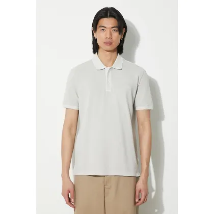 Zdjęcie Woolrich polo Mackinack Polo męski kolor szary gładki CFWOPO0065MRUT1483