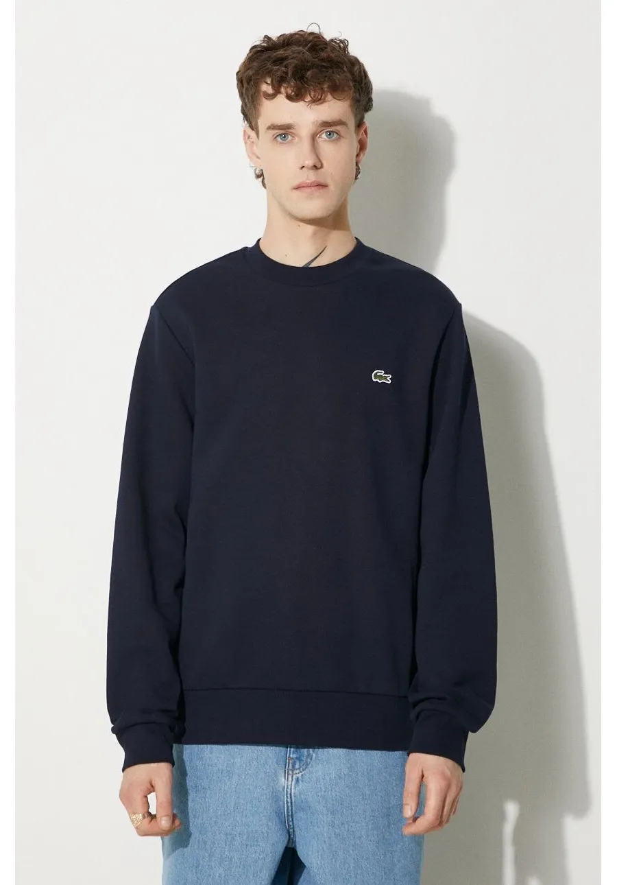obrazek 1 Lacoste bluza męska kolor granatowy gładka SH9608-132