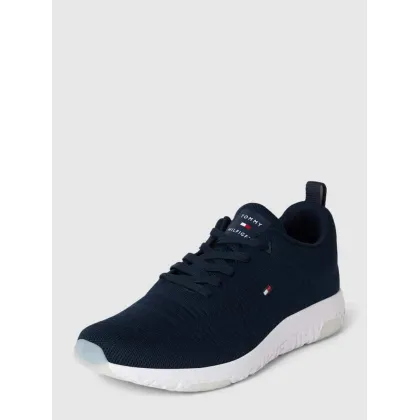 Zdjęcie Tommy Hilfiger Sneakersy Corporate Knit Rib Runner FM0FM02838 Granatowy
