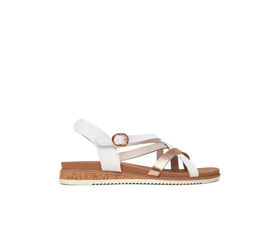 obrazek 1 Skechers Sandały Desert Kiss Low-Peak Rank 114709/WHT Biały