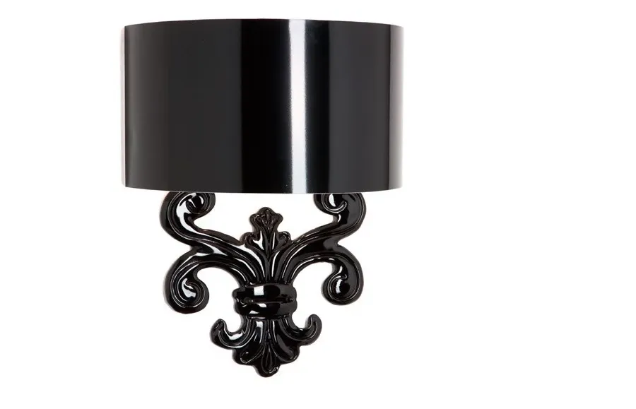 obrazek 1 Szykowny czarny kinkiet do apartamentu - Euro Lamp Art