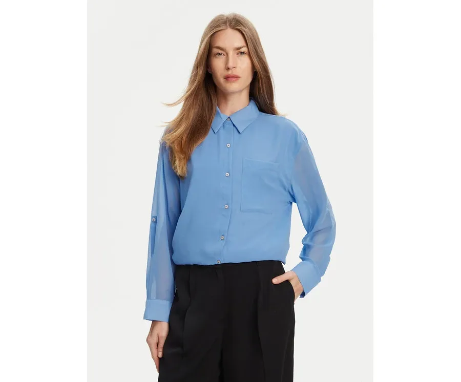 obrazek 1 Calvin Klein Koszula LV044B902G Niebieski Regular Fit