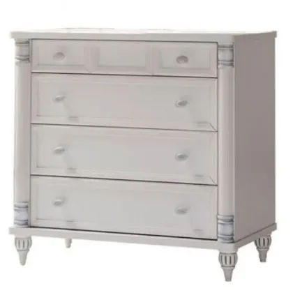 Zdjęcie Ekskluzywna biała komoda do pokoju młodzieżowego - Cilek