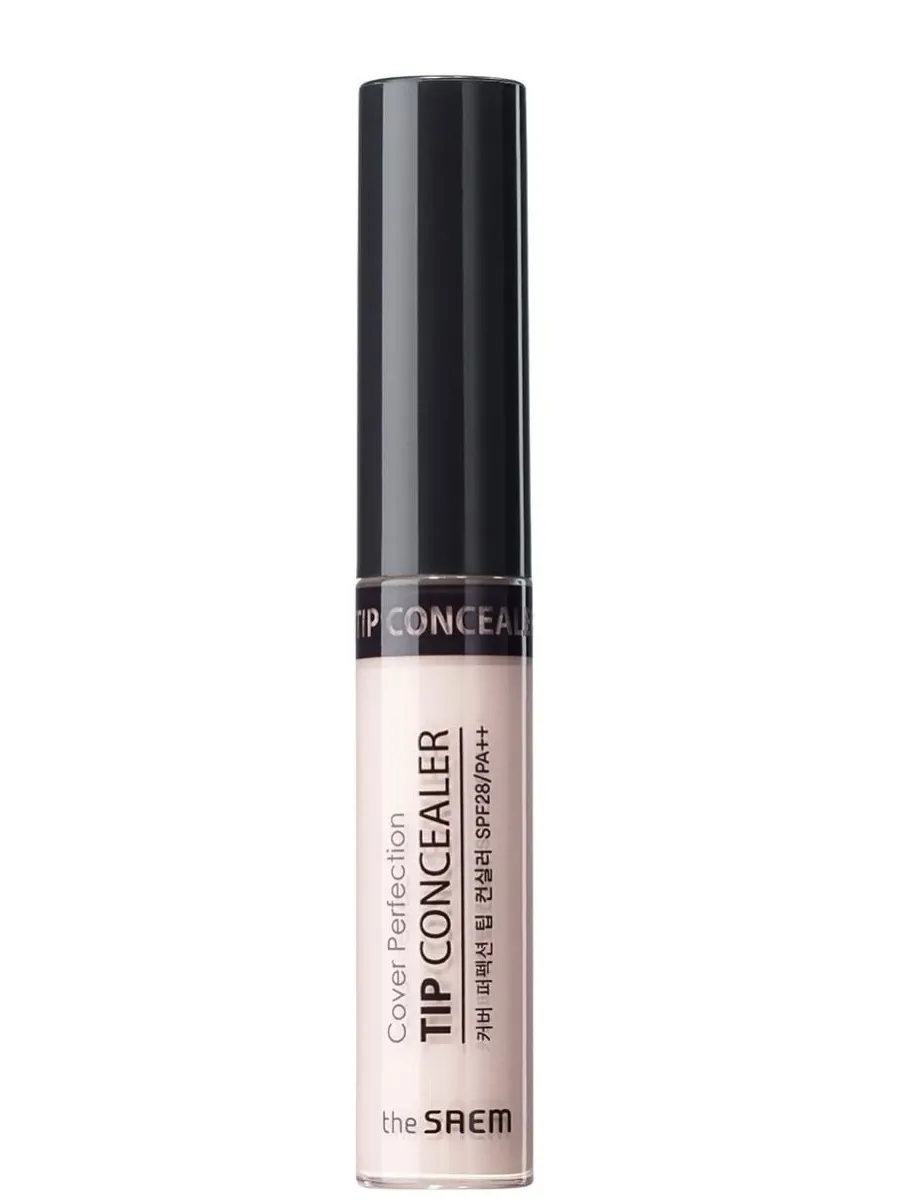 obrazek 1 The Saem Cover Perfection Tip Concealer Korektor do twarzy, 01 Clear Beige Clear Beige 6 g