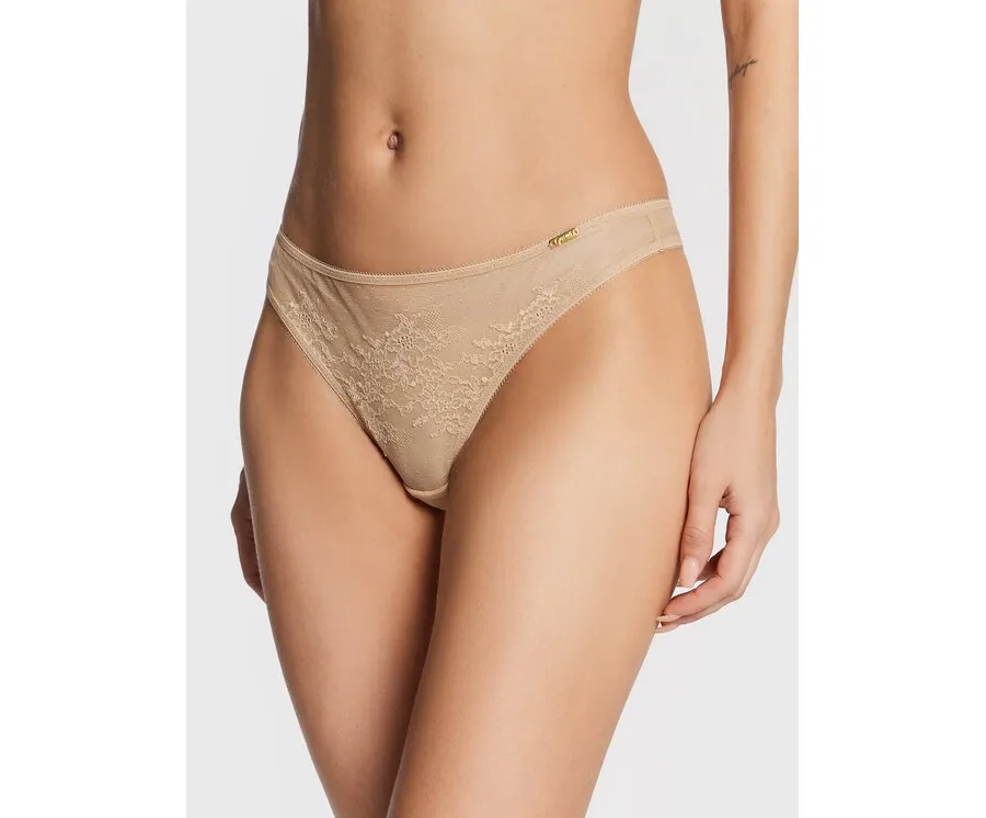 obrazek 1 Gossard Stringi Glossies 13006 Beżowy
