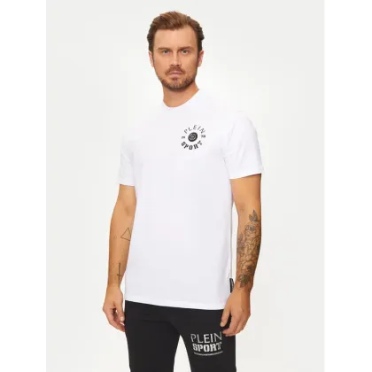 Zdjęcie Plein Sport T-Shirt AADC MTK7940 STE001N Biały Regular Fit