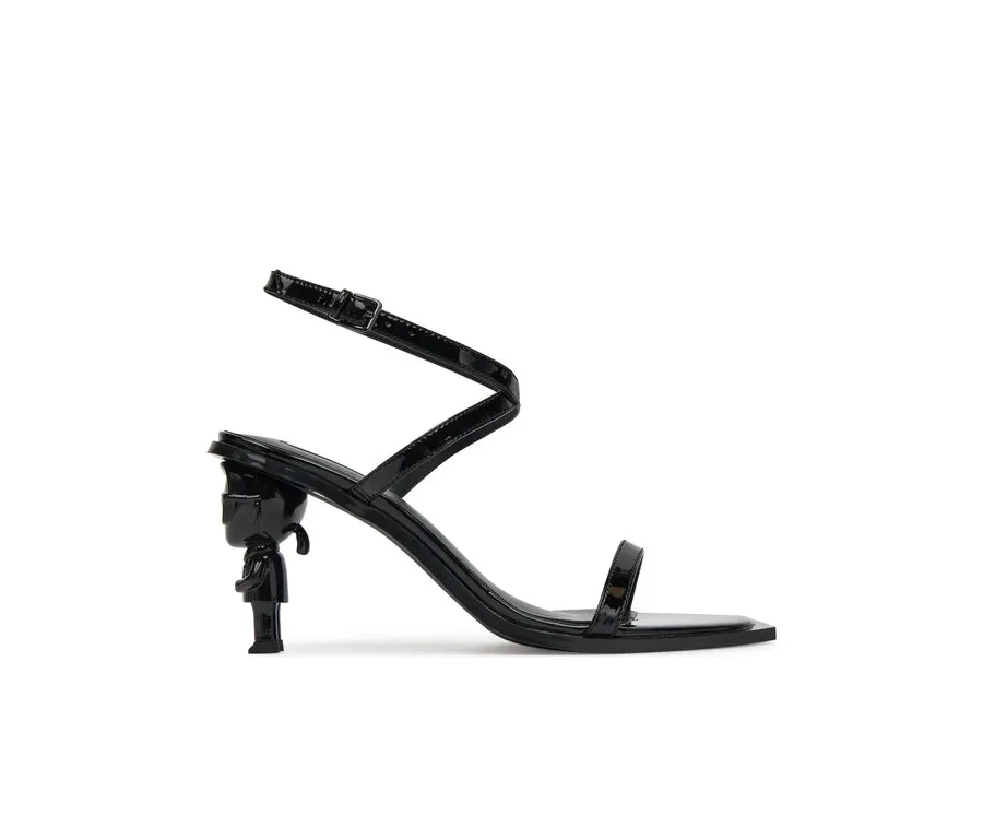 obrazek 1 KARL LAGERFELD Sandały Nft Heel KL39115 Czarny