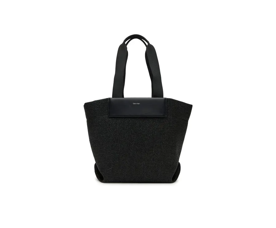 obrazek 1 Calvin Klein Torebka Ck Raffia Medium Shopper K60K613174 Czarny