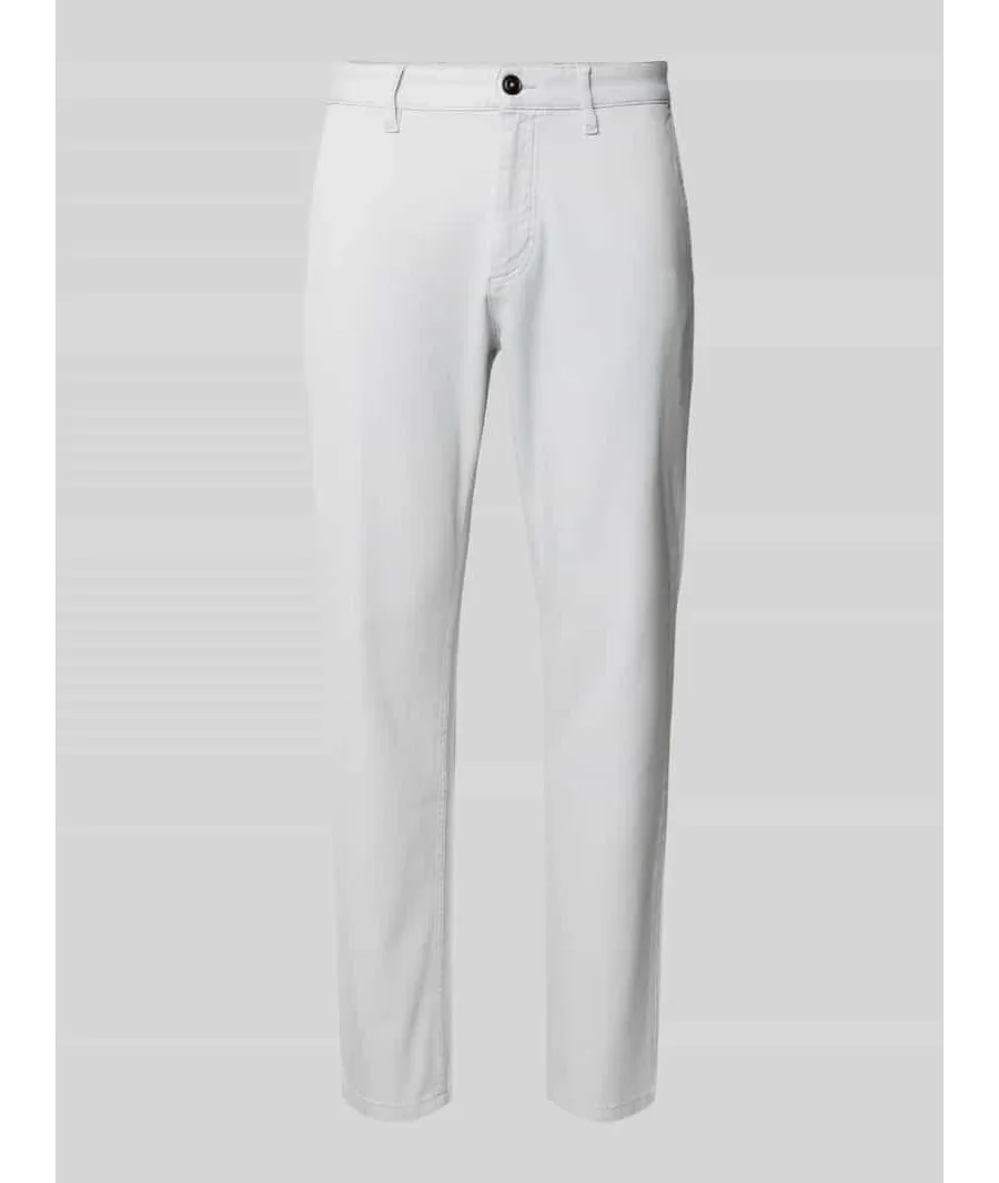 obrazek 1 Chinosy o kroju tapered fit z kieszeniami z tyłu