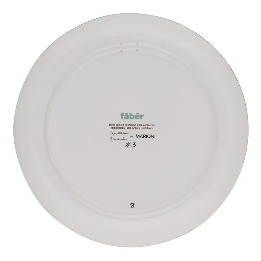 obrazek 2 Luksusowy talerz ceramiczny H.2xL.31xP.31 cm