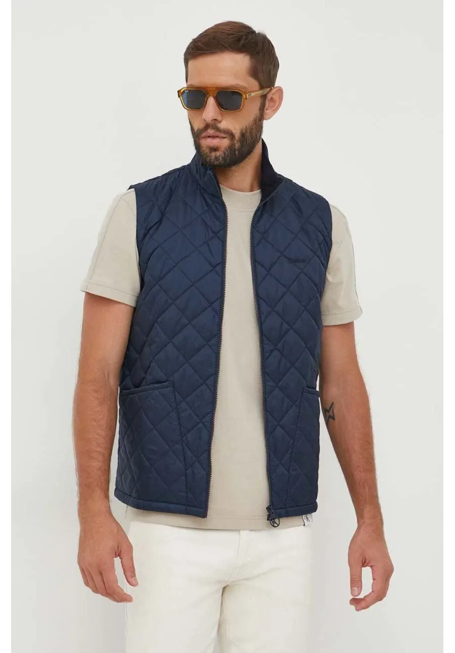 obrazek 1 Barbour bezrękawnik Monty Quilted Gilet męski kolor granatowy przejściowy MGI0221