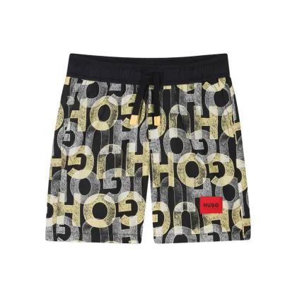 Zdjęcie HUGO Szorty kąpielowe G00330 S Czarny Regular Fit