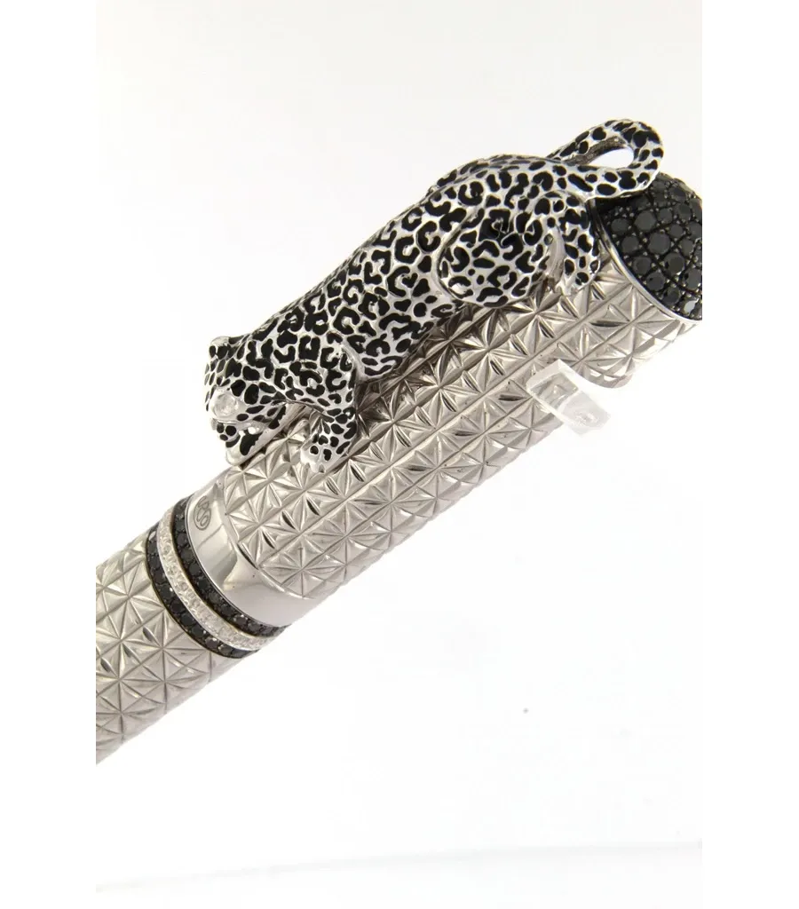 obrazek 3 Eleganckie pióro wieczne Panther in Black Diamonds