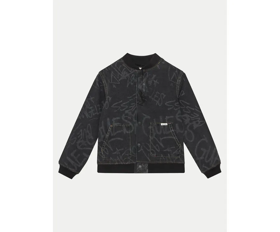 obrazek 1 Guess Kurtka bomber L5RL05 D5MU0 Czarny Regular Fit