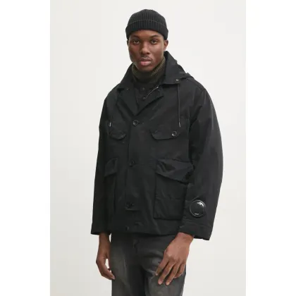 Zdjęcie C.P. Company kurtka Outerwear Medium Jacket In Micro Kei męska kolor czarny przejściowa 17CMOW224A110089G