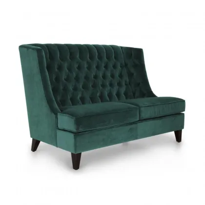 Zdjęcie Zielona elegancka sofa 2-osobowa w stylu nowoczesnym - Sevensedie