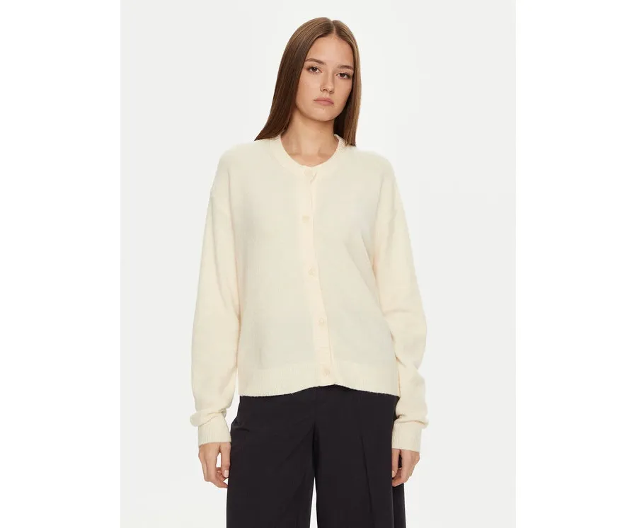 obrazek 1 American Vintage Kardigan Damsville DAM19EH24 Beżowy Loose Fit