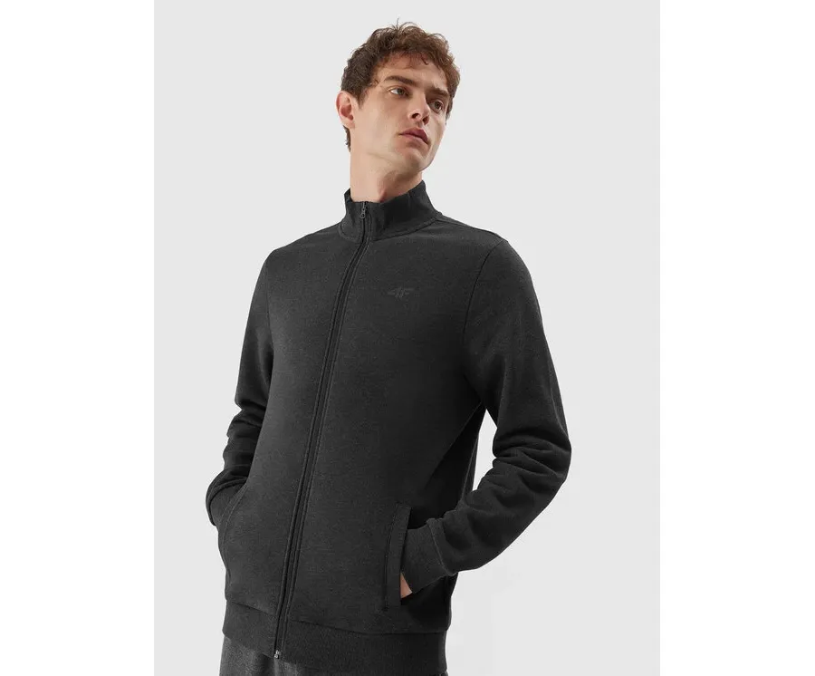 obrazek 1 4F Bluza 4FAW23TSWSM693 Szary Regular Fit