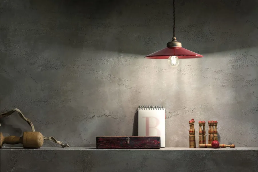 obrazek 6 Włoska wisząca lampa sufitowa retro