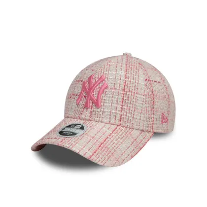 Zdjęcie New Era Czapka z daszkiem New York Yankees Tweed 9Forty 60595382 Różowy