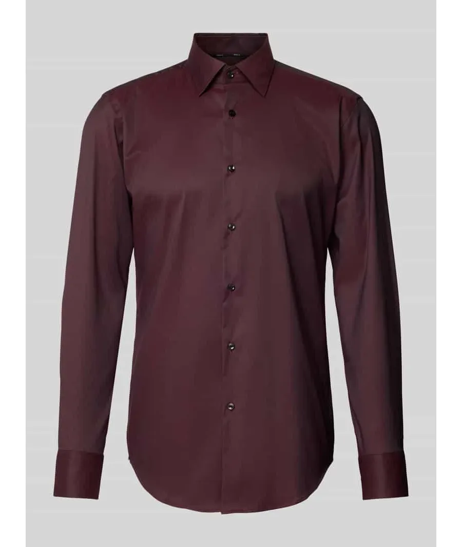 obrazek 1 Koszula biznesowa o kroju slim fit z listwą guzikową model ‘Hank’