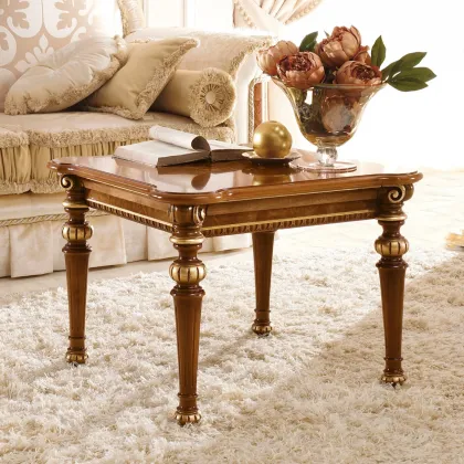 Zdjęcie Stylowy kwadratowy stolik kawowy do salonu z Włoch